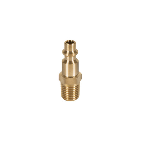 CORAL-MA-1-4 Conector rápido, tipo M, niquelado, cuerda 1/4 NPT, macho TRUPER | DIHERESA