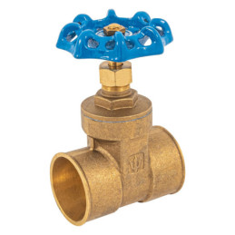 COSO-1-1-2 Válvula de compuerta de latón soldable de 1 1/2' TRUPER | DIHERESA