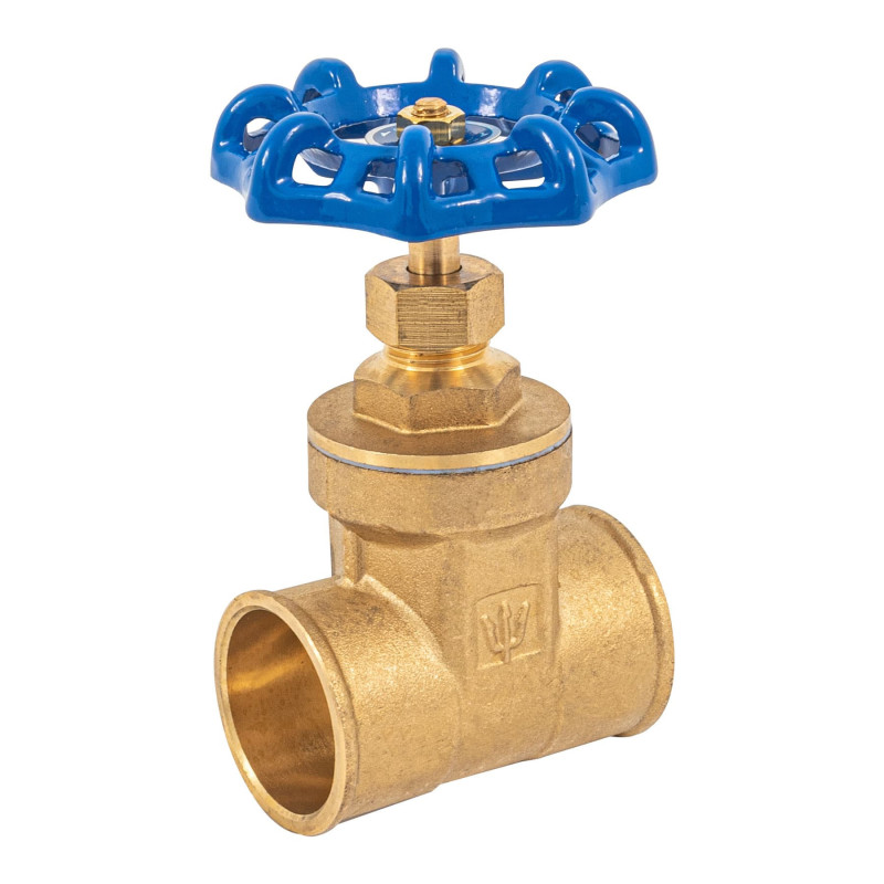 COSO-1-1-4 Válvula de compuerta de latón soldable de 1 1/4' TRUPER | DIHERESA