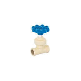 CPVC-GL-1-2 Válvula de globo de CPVC (13 mm) 1/2'  TRUPER | DIHERESA