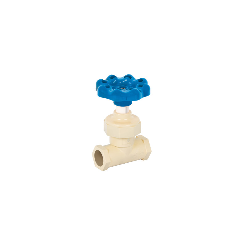 CPVC-GL-1-2 Válvula de globo de CPVC (13 mm) 1/2'  TRUPER | DIHERESA