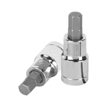 D-1241-3-8 Dados de punta hexagonal, cuadro 1/2' de 3/8' TRUPER | DIHERESA