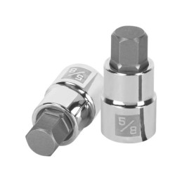 D-1241-5-8 Dados de punta hexagonal, cuadro 1/2' de 5/8' TRUPER | DIHERESA