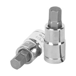 D-1241-7-16 Dados de punta hexagonal, cuadro 1/2' de 7/16' TRUPER | DIHERESA