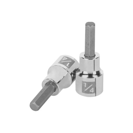 D-4990-1-4 Dados de punta hexagonal, cuadro 3/8' de 1/4' TRUPER | DIHERESA