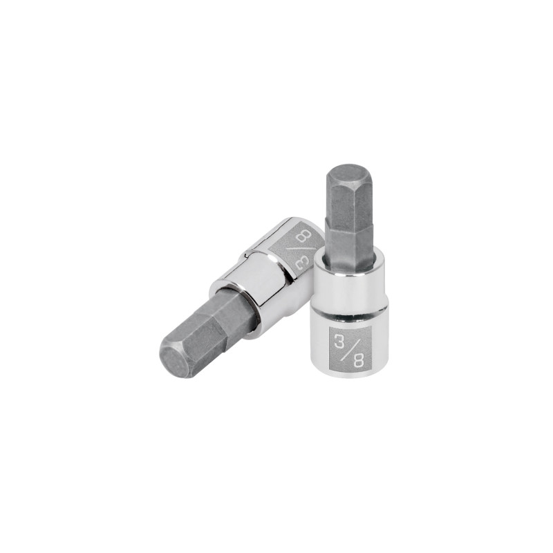 D-4990-3-8 Dados de punta hexagonal, cuadro 3/8' de 3/8' TRUPER | DIHERESA