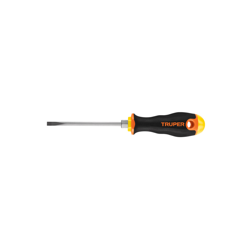 DG-3-16X4B Desarmador cabinet 3/16x4' mango comfort grip TRUPER | DIHERESA