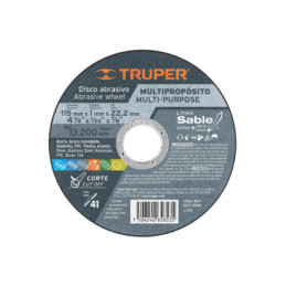 DICOF-4510M Disco Tipo 41 para corte multipropósito Línea Sable 4-1/2' TRUPER | DIHERESA