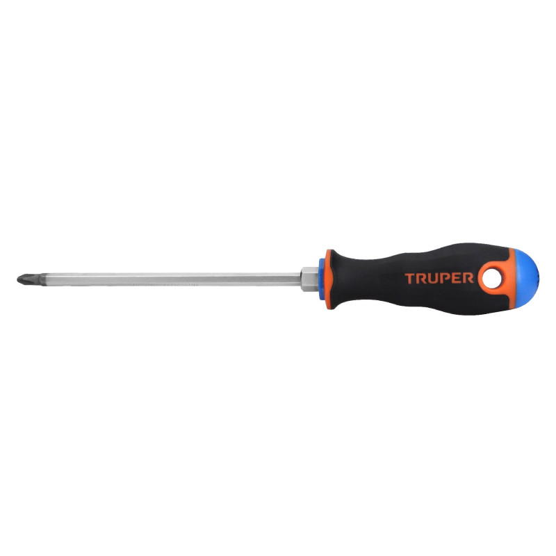 DP-1-4X6B Desarmador punta Phillips No. 2, mango Comfort Grip, 6' TRUPER | DIHERESA