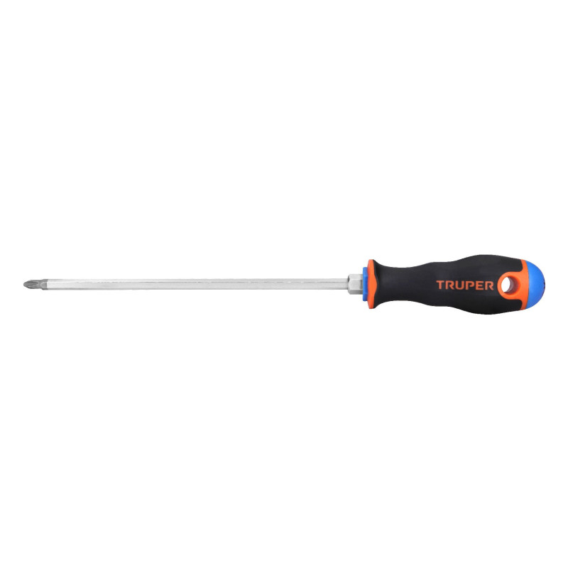 DP-1-4X8B Desarmador punta Phillips No. 2, mango Comfort Grip, 8' TRUPER | DIHERESA
