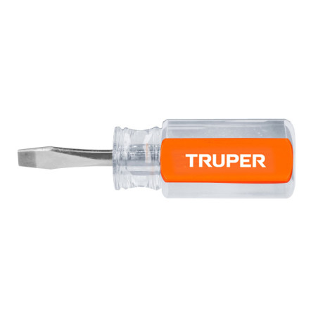 DR-1-4X1-1-2 Desarmador plano 1/4x1-1/2' mango de acetato TRUPER | DIHERESA