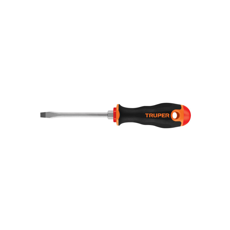 DR-1-4X4B Desarmador plano 1/4x4' mango comfort grip TRUPER | DIHERESA