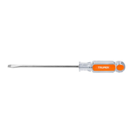 DR-1-4X6 Desarmador plano 1/4x6' mango de acetato TRUPER | DIHERESA