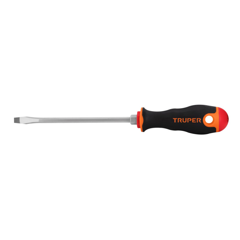 DR-1-4X6B Desarmador plano 3/4x6' mango comfort grip TRUPER | DIHERESA