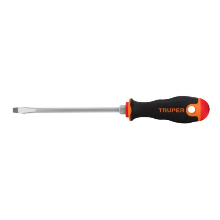 DR-1-4X6B Desarmador plano 3/4x6' mango comfort grip TRUPER | DIHERESA