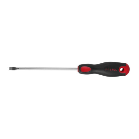 DR-1-4X6BP Desarmador plano, 1/4x6', mango Comfort Grip, Pretul TRUPER | DIHERESA
