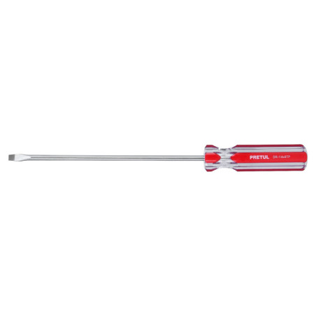 DR-1-4X8TP Desarmador plano, 1/4 x 8', mango PVC, Pretul TRUPER | DIHERESA