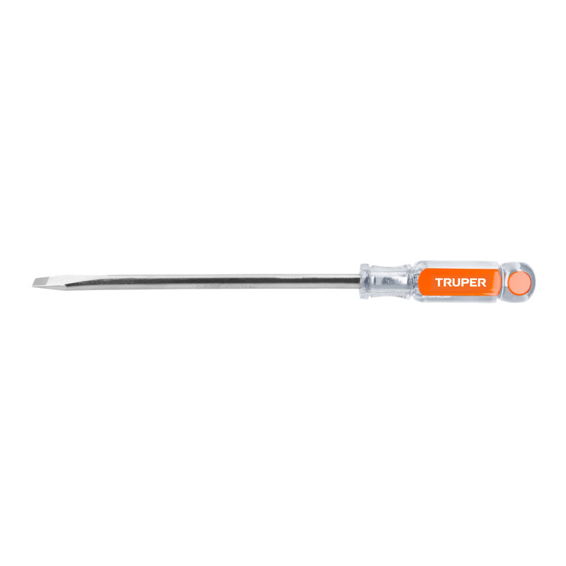 DR-3-8X8 Desarmador plano 3/8x8' mango de acetato TRUPER | DIHERESA