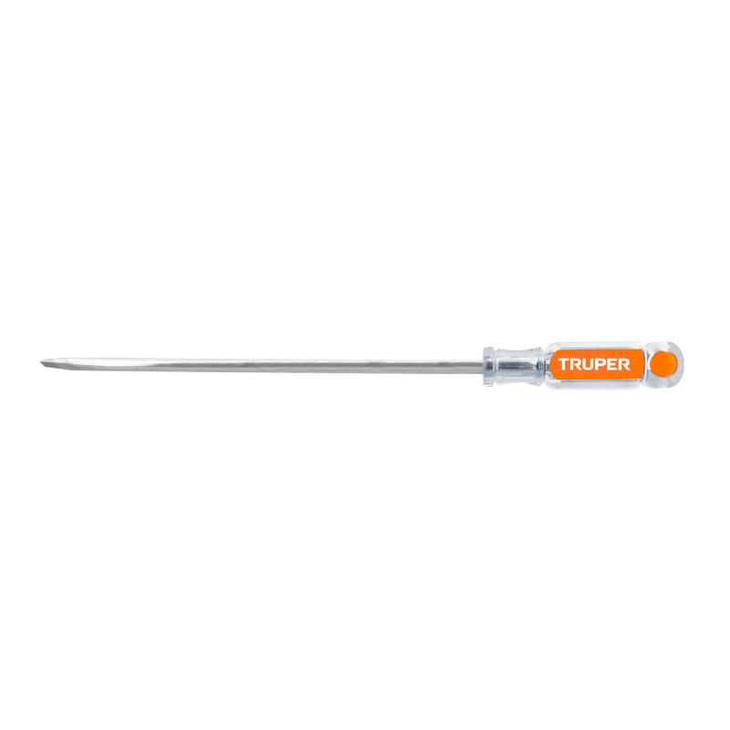 DR-5-16X10 Desarmador plano 5/16x10' mango de acetato TRUPER | DIHERESA