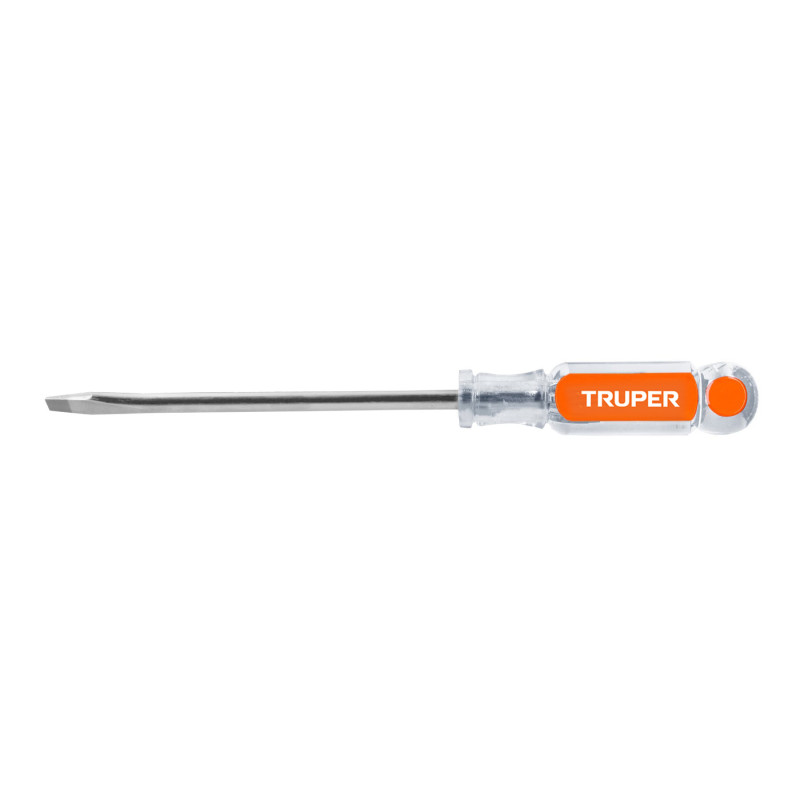 DR-5-16X6 Desarmador plano 5/16x6' mango de acetato TRUPER | DIHERESA