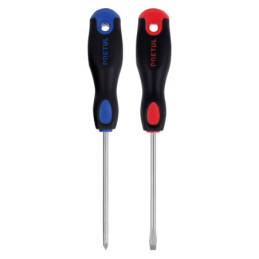 DUO-3-16X4BP Duo de desarmadores, 3/16x4, mango Comfort Grip, Pretul TRUPER | DIHERESA