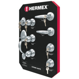 EX-HE-CM Exhibidor Hermex con cromo mate TRUPER | DIHERESA