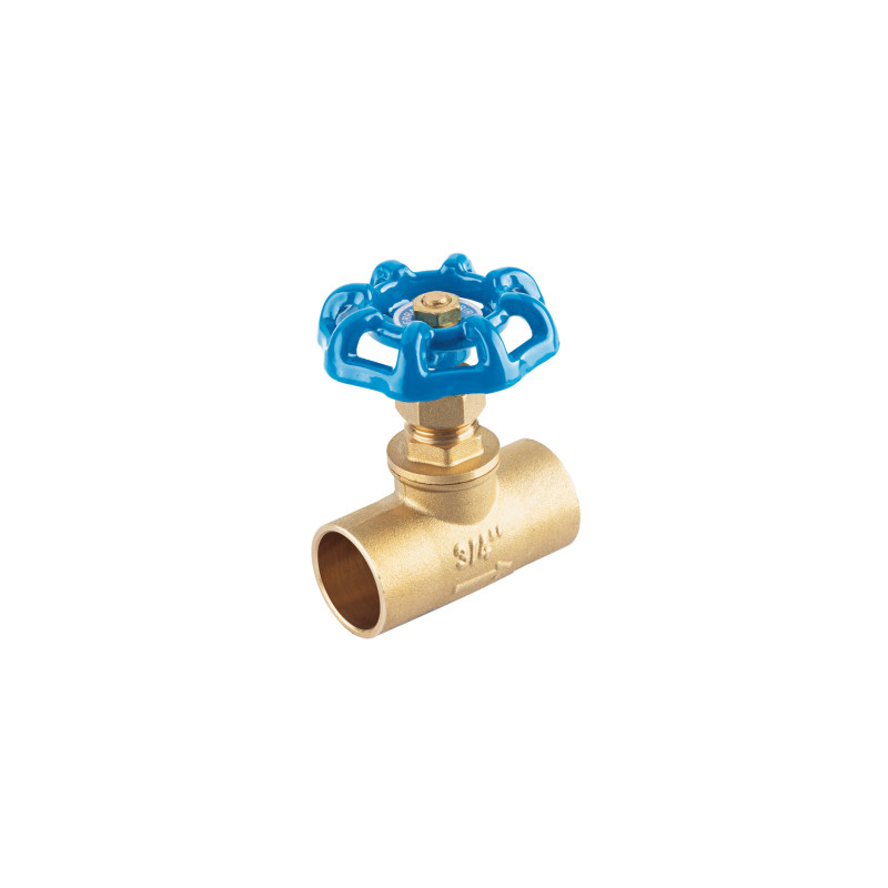 GLSO-3-4 Válvula de globo de latón soldable de 3/4' TRUPER | DIHERESA