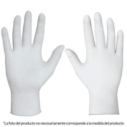 GU-392 Guantes de latex, desechable, mediano, bolsa 10 piezas TRUPER | DIHERESA