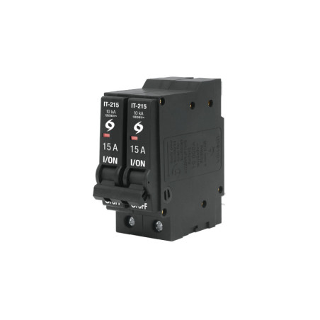 IT-215 Interruptor termomagnético 2 polos 15 A, Volteck TRUPER | DIHERESA
