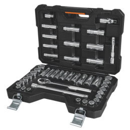 JD-1-2X45MP Juego de autoclé cuadro 1/2', 45 piezas, std y mm TRUPER | DIHERESA