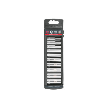 JD-1-4X10LP Juego de 10 dados largos, cuadro 1/4', standard TRUPER | DIHERESA