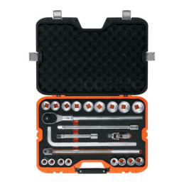 JD-3-4X24P Juego de autoclé, cuadro 3/4', 24 piezas TRUPER | DIHERESA