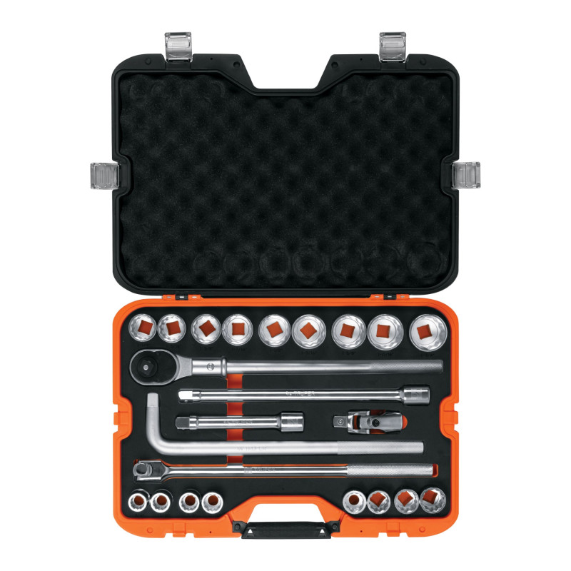 JD-3-4X24P Juego de autoclé, cuadro 3/4', 24 piezas TRUPER | DIHERESA