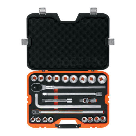 JD-3-4X24P Juego de autoclé, cuadro 3/4', 24 piezas TRUPER | DIHERESA