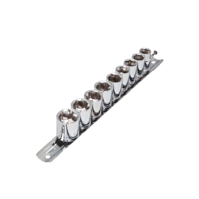 JD-3-8X10MM-P Juego de dados, cuadro 3/8', 10 piezas, milimétricos, Pretul TRUPER | DIHERESA