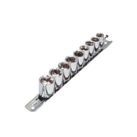JD-3-8X10MM-P Juego de dados, cuadro 3/8', 10 piezas, milimétricos, Pretul TRUPER | DIHERESA