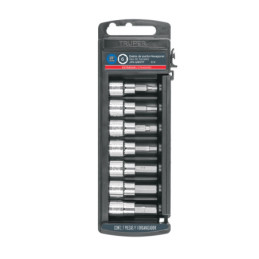 JPH-3-8X7P Juego de dados, punta hexagonal, cuadro 3/8', 7 piezas TRUPER | DIHERESA