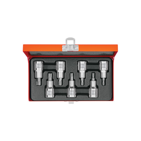 JPT-1-2X7 Juego dados punta Torx, cuadro 1/2', 7 piezas TRUPER | DIHERESA