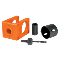 KIT-4X Kit para instalar cerraduras de 4 piezas y plantilla TRUPER | DIHERESA