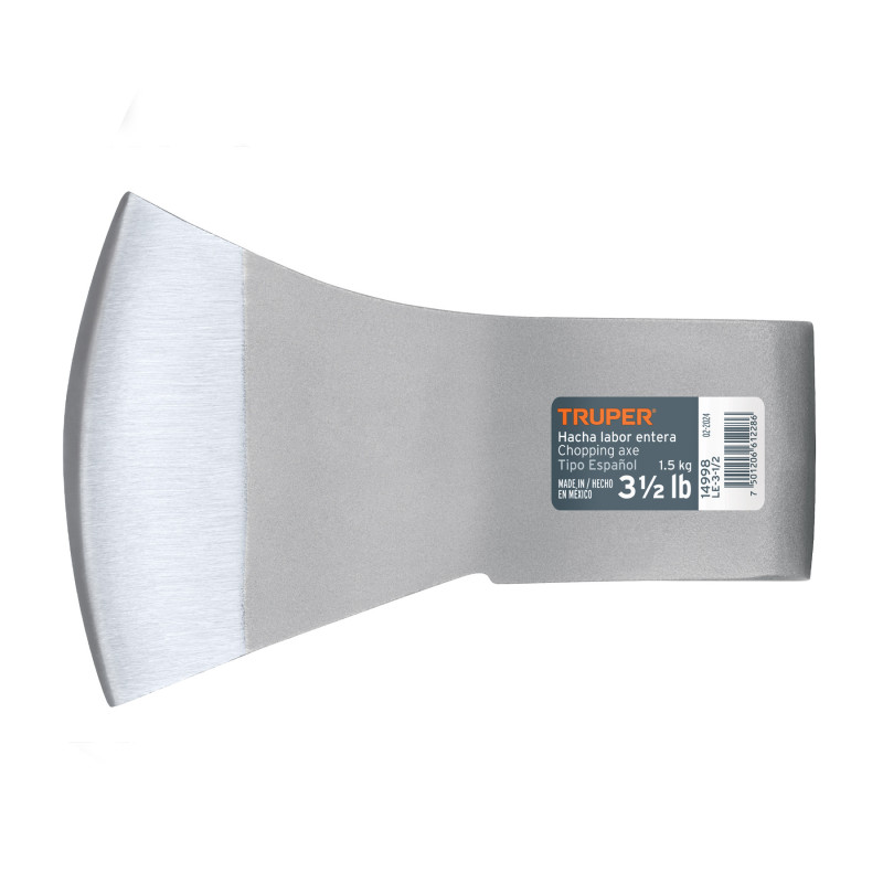 LE-3-1-2 Hacha labor entera, 3-1/2 lb, sin mango TRUPER | DIHERESA
