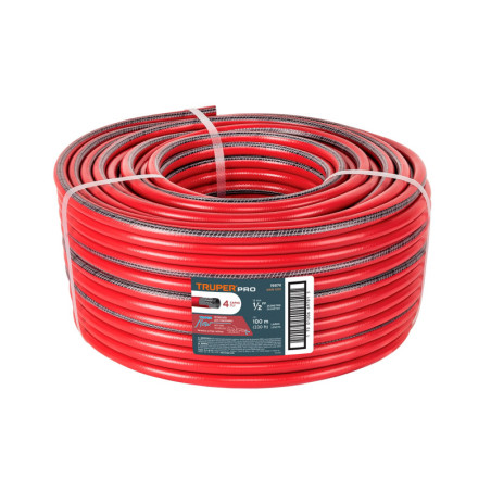 MAN-1-2X Manguera 1/2', super reforzada, 4 capas, 100 m TRUPER | DIHERESA
