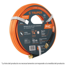 MAN-PI-15-3-8 Manguera de PVC, baja presión, 15 m,3/8' TRUPER | DIHERESA