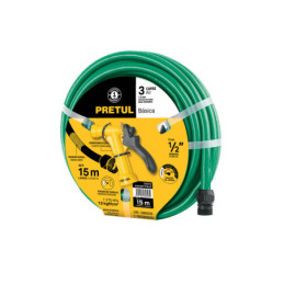 MAN15P-PIM4P Combo de manguera MAN-15X1/2P y pistola PIM-4P, 15 m, Pretul TRUPER | DIHERESA