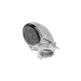 MUFA-1-1-4 Mufa con abrazadera para tubo 1-1/4', Volteck TRUPER | DIHERESA