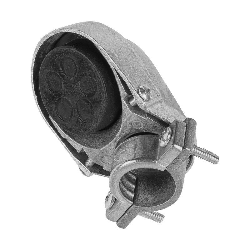 MUFA-3-4  Mufa con abrazadera para tubo 3/4', Volteck TRUPER | DIHERESA