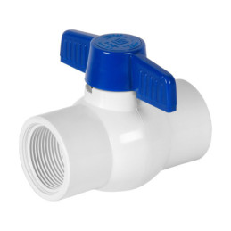 PVC-ES-1-1-4R Válvula esfera de pvc, 1-1/4', roscable TRUPER | DIHERESA