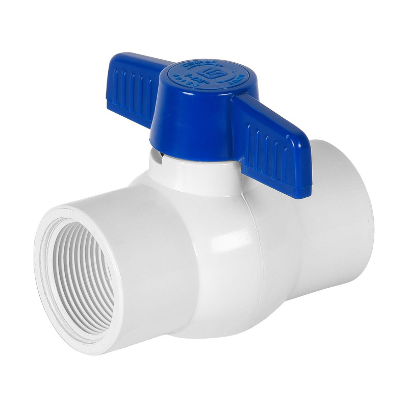 PVC-ES-1-1-4R Válvula esfera de pvc, 1-1/4', roscable TRUPER | DIHERESA
