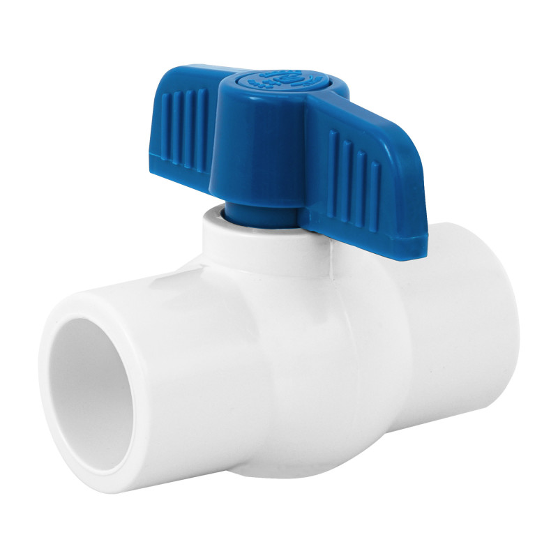 PVC-ES-3-4 Válvula de esfera de PVC, de 3/4', para cementar TRUPER | DIHERESA