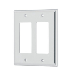 PXDO-CL Placa 2 ventanas, de acero inoxidable, línea Classic TRUPER | DIHERESA
