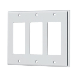 PXTR-CL Placa 3 ventanas, de acero inoxidable, línea Classic TRUPER | DIHERESA